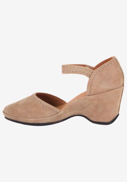 L'amour Des Pieds NEW ARRIVALS Orva Taupe Suede