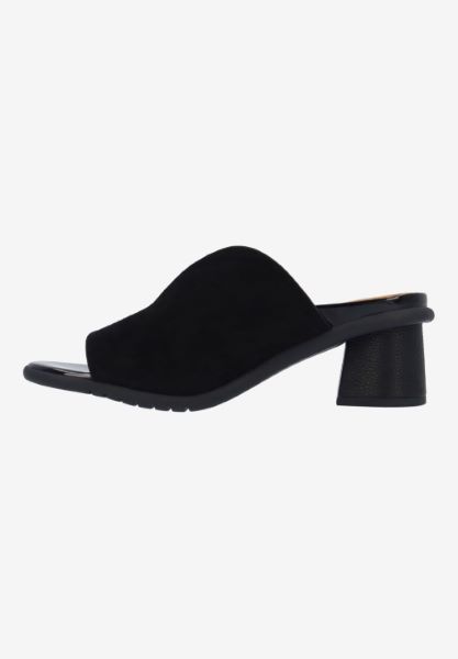 L'amour Des Pieds NEW ARRIVALS Ulka BLACK KIDSUEDE