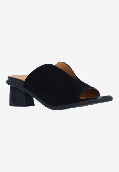 l'amour des pieds NEW ARRIVALS Ulka BLACK KIDSUEDE