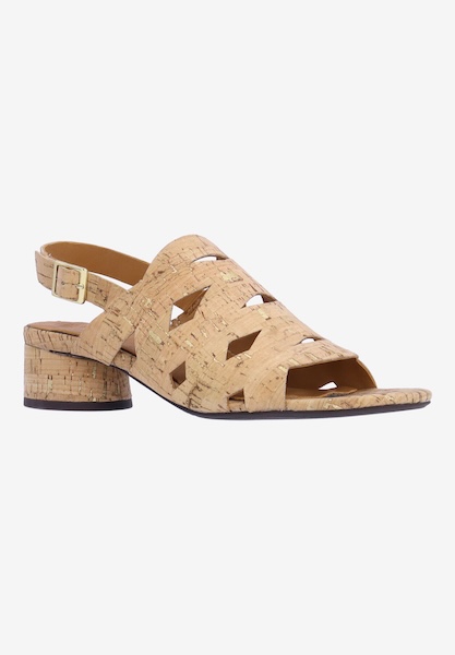 l'amour des pieds SALE Elloise NATURAL/GOLD CORK