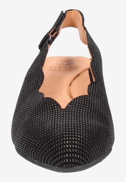 L'amour Des Pieds SALE Hulda BLACK RAINDROP