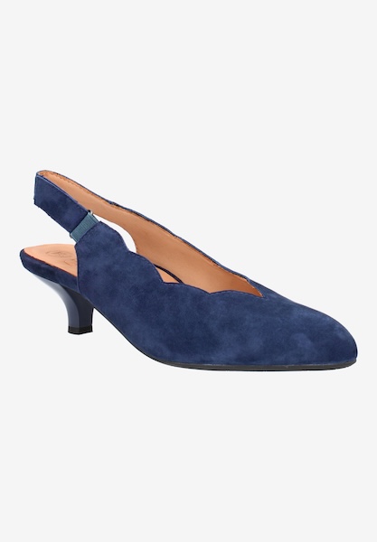 l'amour des pieds SALE Hulda NAVY KID SUEDE