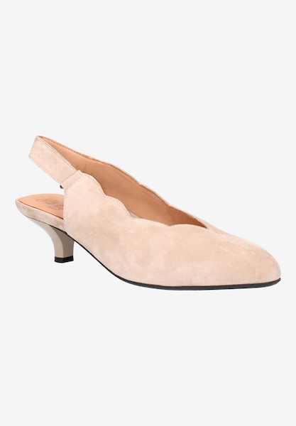 l'amour des pieds SALE Hulda TAUPE KID SUEDE