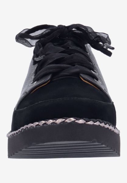 L'amour Des Pieds SNEAKERS Zaina BLACK LAMBA/SUEDE