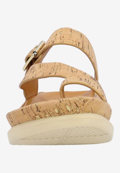 L'amour Des Pieds NEW ARRIVALS Alanza NATURAL/GOLD CORK