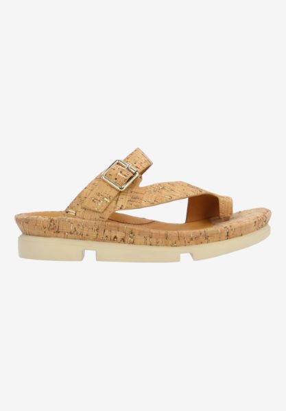 L'amour Des Pieds NEW ARRIVALS Alanza NATURAL/GOLD CORK