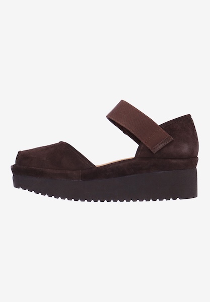 L'amour Des Pieds NEW ARRIVALS Amadour CHOCOLATE KIDSUEDE