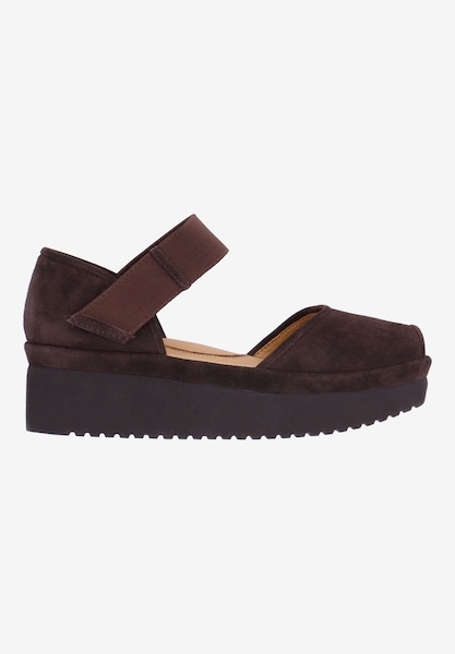L'amour Des Pieds NEW ARRIVALS Amadour CHOCOLATE KIDSUEDE