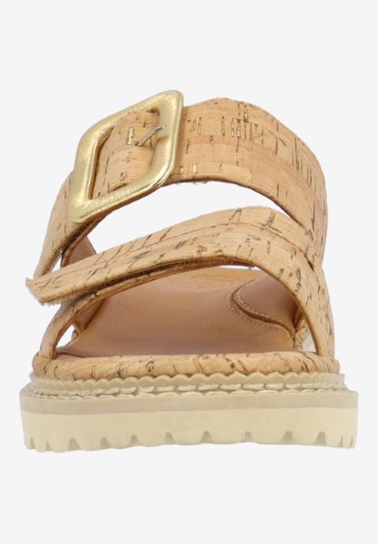 L'amour Des Pieds NEW ARRIVALS Dalbir NATURAL/GOLD CORK