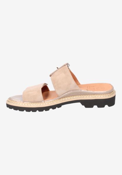 L'amour Des Pieds NEW ARRIVALS Dalbir TAUPE KID SUEDE