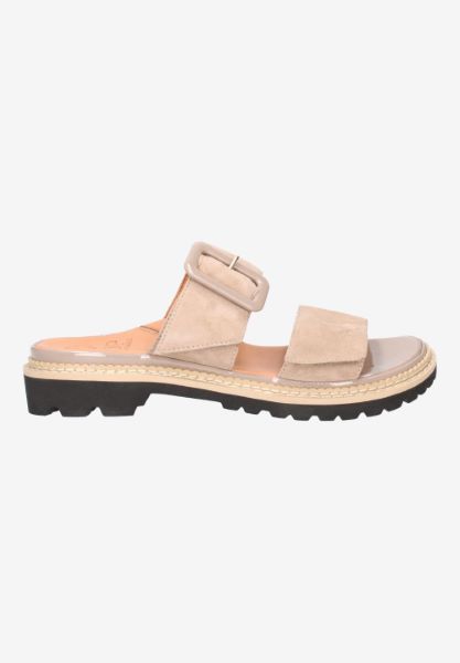 L'amour Des Pieds NEW ARRIVALS Dalbir TAUPE KID SUEDE