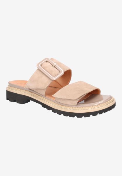 l'amour des pieds NEW ARRIVALS Dalbir TAUPE KID SUEDE