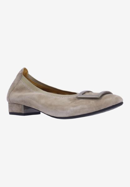 l'amour des pieds NEW ARRIVALS Floella DK. TAUPE KIDSUEDE