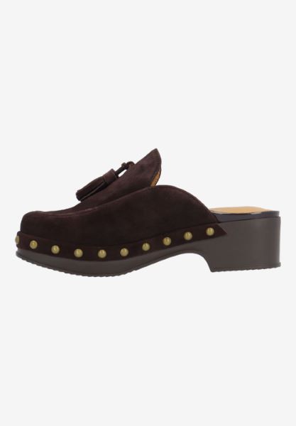 L'amour Des Pieds NEW ARRIVALS Gracen CHOCOLATE KIDSUEDE