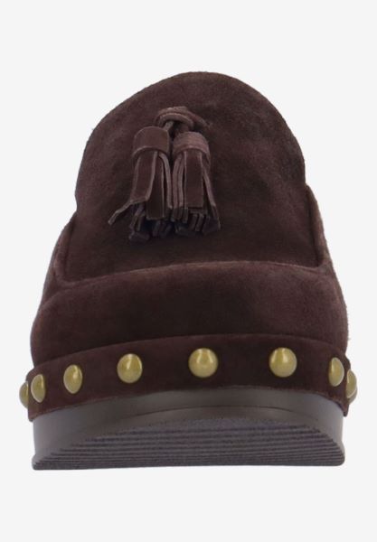 L'amour Des Pieds NEW ARRIVALS Gracen CHOCOLATE KIDSUEDE