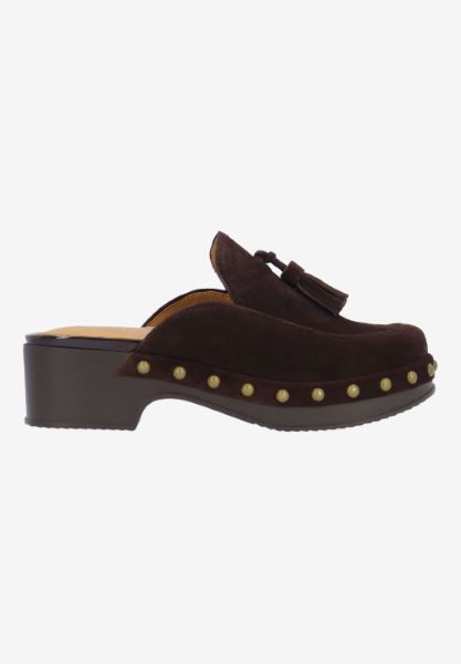 L'amour Des Pieds NEW ARRIVALS Gracen CHOCOLATE KIDSUEDE