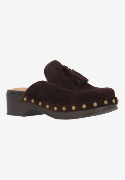 l'amour des pieds NEW ARRIVALS Gracen CHOCOLATE KIDSUEDE