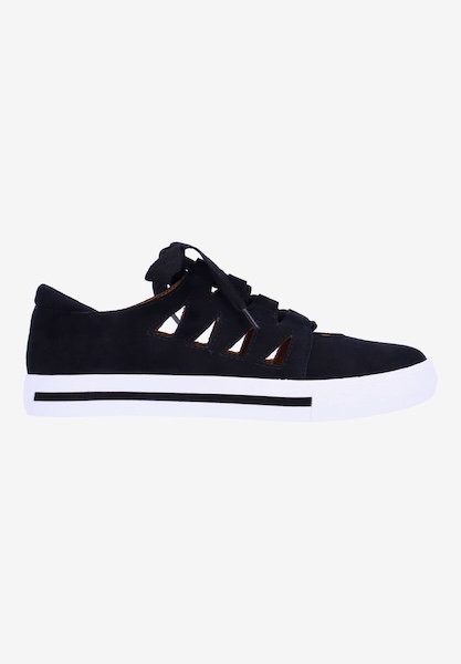 L'amour Des Pieds NEW ARRIVALS Kanav BLACK KID SUEDE