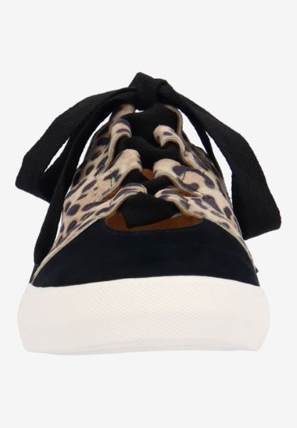 L'amour Des Pieds NEW ARRIVALS Kanav TAN/BLACK ANIMAL PRINT/SUEDE