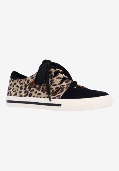 l'amour des pieds NEW ARRIVALS Kanav TAN/BLACK ANIMAL PRINT/SUEDE