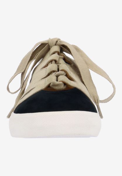 L'amour Des Pieds NEW ARRIVALS Kanav TAUPE/BLACK KIDSUEDE