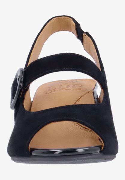 L'amour Des Pieds NEW ARRIVALS Merryn BLACK KIDSUEDE