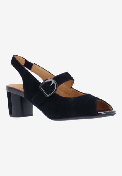 l'amour des pieds NEW ARRIVALS Merryn BLACK KIDSUEDE