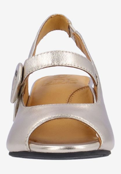 L'amour Des Pieds NEW ARRIVALS Merryn CHAMPAGNE MET. NAPPA