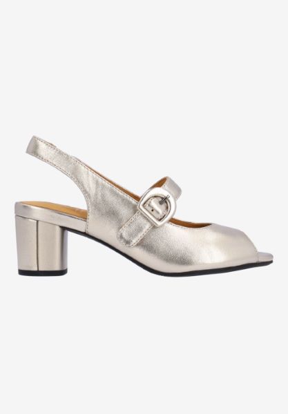L'amour Des Pieds NEW ARRIVALS Merryn CHAMPAGNE MET. NAPPA