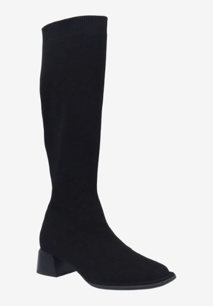 l'amour des pieds NEW ARRIVALS Nolita BLACK STRETCH KNIT