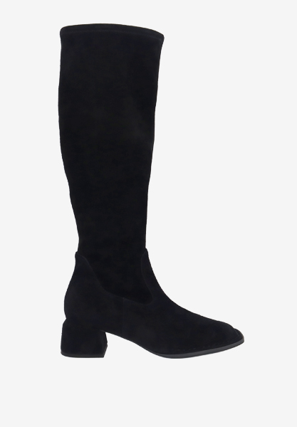 L'amour Des Pieds NEW ARRIVALS Nolita BLACK STRETCH SUEDE