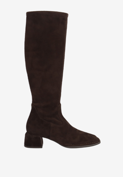 L'amour Des Pieds NEW ARRIVALS Nolita CHOCOLATE STRETCH SUEDE