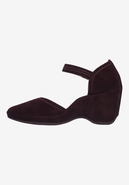 L'amour Des Pieds NEW ARRIVALS Orva CHOCOLATE KIDSUEDE