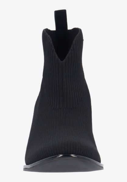L'amour Des Pieds NEW ARRIVALS Phinn BLACK STRETCH KNIT