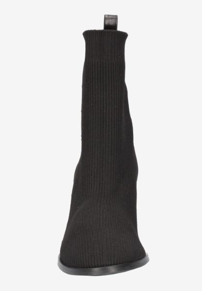 L'amour Des Pieds NEW ARRIVALS Picarus BLACK STRETCH KNIT