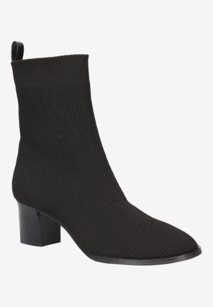 l'amour des pieds NEW ARRIVALS Picarus BLACK STRETCH KNIT