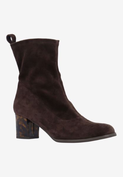 l'amour des pieds NEW ARRIVALS Picarus CHOCOLATE STRETCH SUEDE