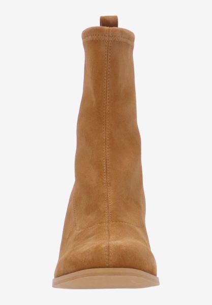 L'amour Des Pieds NEW ARRIVALS Picarus COFFEE STRETCH SUEDE