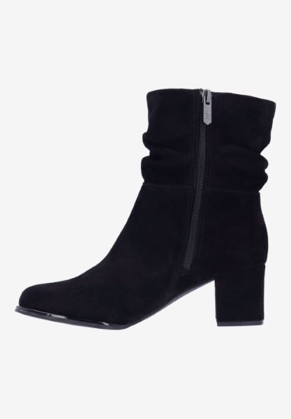 L'amour Des Pieds NEW ARRIVALS Pivar BLACK KIDSUEDE