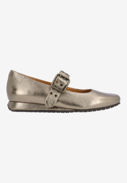 L'amour Des Pieds NEW ARRIVALS Tanzy HEMATITE METALLIC LAMBA