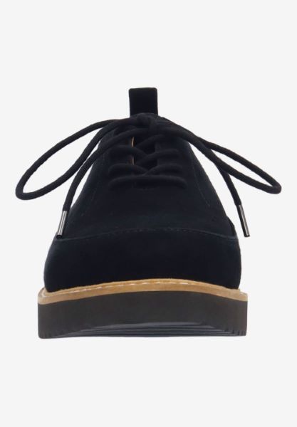 L'amour Des Pieds NEW ARRIVALS Xindra BLACK KIDSUEDE