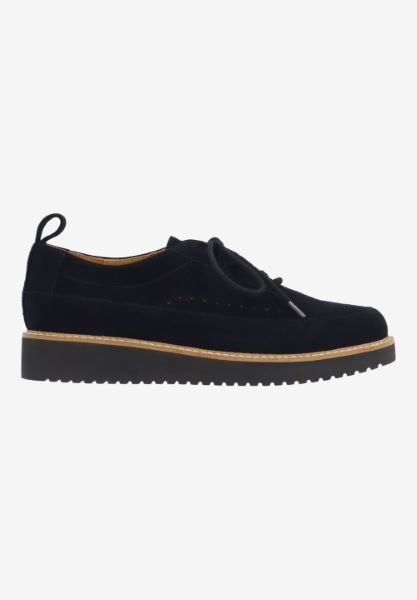 L'amour Des Pieds NEW ARRIVALS Xindra BLACK KIDSUEDE