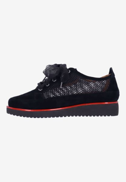 L'amour Des Pieds NEW ARRIVALS Zafira BLACK KIDSUEDE/MESH
