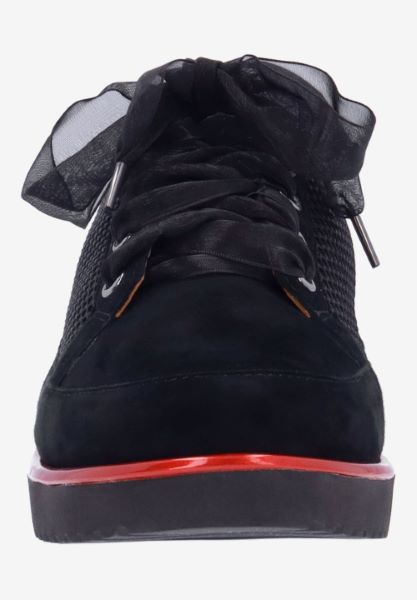 L'amour Des Pieds NEW ARRIVALS Zafira BLACK KIDSUEDE/MESH