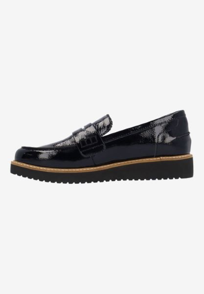 L'amour Des Pieds NEW ARRIVALS Zyra BLACK CRINKLE PATENT