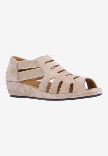 l'amour des pieds PACKABLE TRAVEL Bayla TAUPE KIDSUEDE