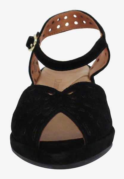 L'amour Des Pieds PACKABLE TRAVEL Brenn Black Suede