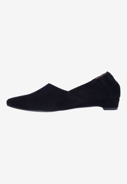 L'amour Des Pieds RUNNING LOW Brylee BLACK KIDSUEDE