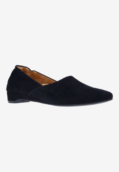 l'amour des pieds RUNNING LOW Brylee BLACK KIDSUEDE