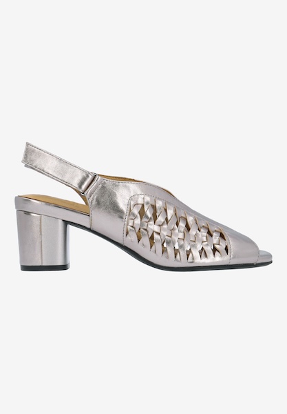 L'amour Des Pieds RUNNING LOW Myrina CHAMPAGNE MET. NAPPA